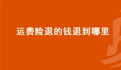 快手运费险退的钱退到哪里怎么查看？