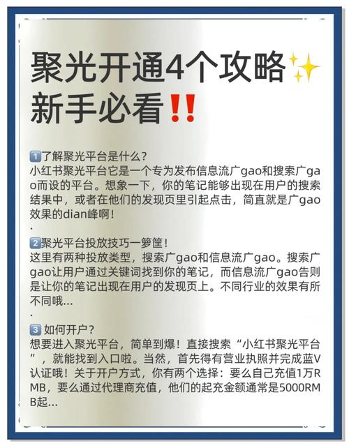 网络时代生活更便捷，小红书聚光怎么开？快来探索