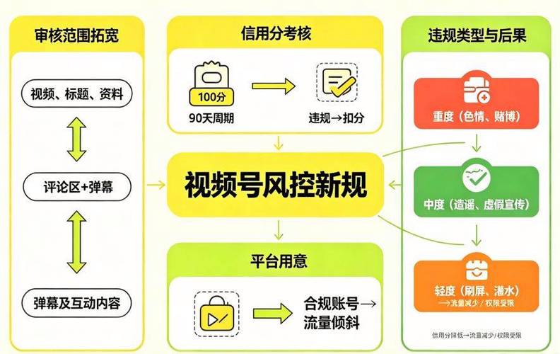 视频号直播新规：信用分扣完封号，主播必看